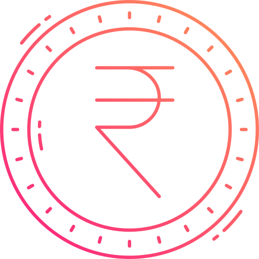 indische rupie Generic Gradient icon