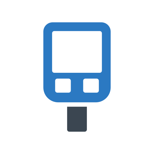 suikerziekte Generic Blue icoon