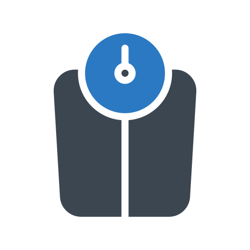 体重計 Generic Blue icon