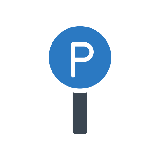 segno di parcheggio Generic Blue icona