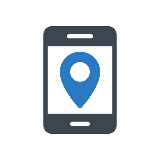 Online location Generic Blue icon