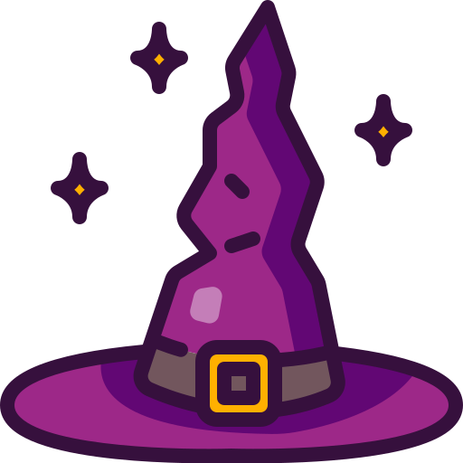 chapeau de sorcière Generic Outline Color Icône