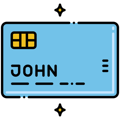 cartão de crédito Flaticons Lineal Color Ícone