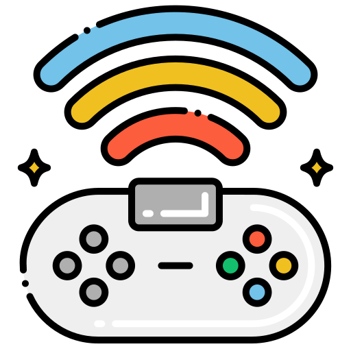 Игровой контроллер Flaticons Lineal Color иконка