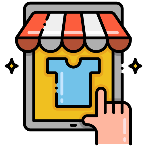 Online store Flaticons Lineal Color icon