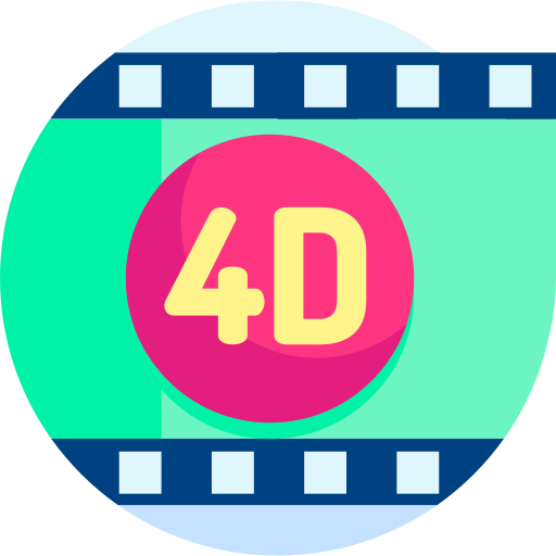 cine 4d Detailed Flat Circular Flat icono