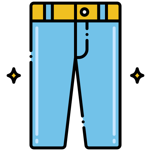 Pants Flaticons Lineal Color icon