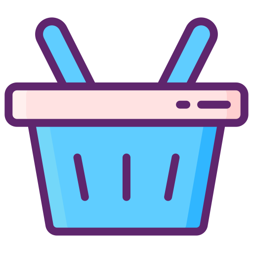 cestas de compras Flaticons Lineal Color icono
