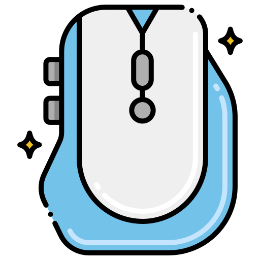 Mouse clicker Flaticons Lineal Color icon