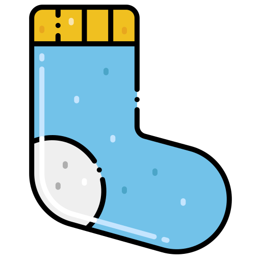 Socks Flaticons Lineal Color icon