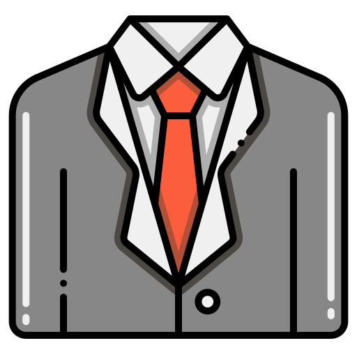 スーツ Flaticons Lineal Color icon