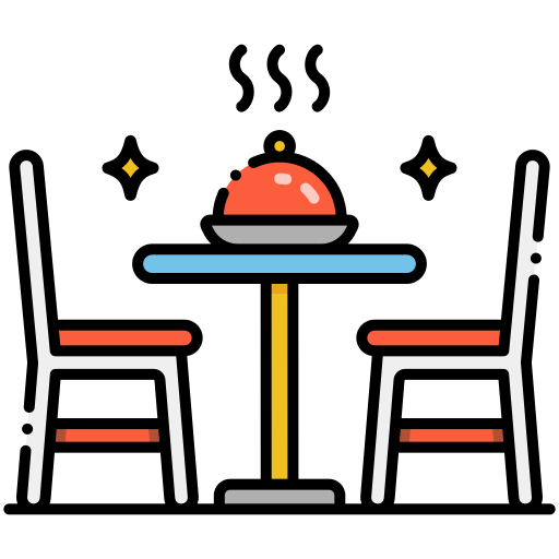 restaurante Flaticons Lineal Color icono