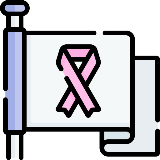 câncer de mama Special Lineal color Ícone