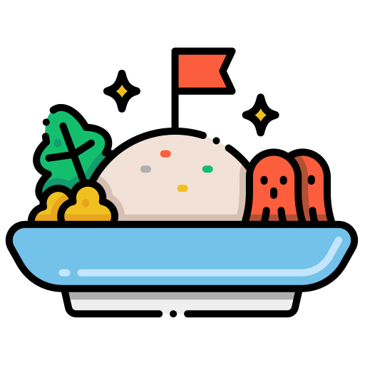 Meal Flaticons Lineal Color icon