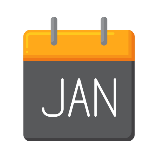 January Flaticons Flat icon