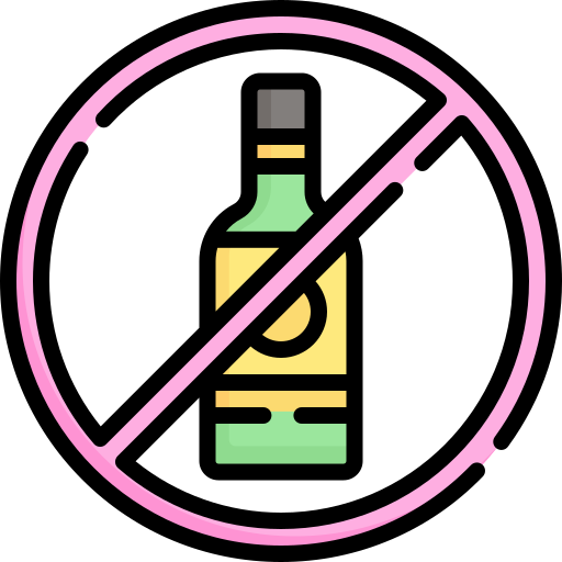 niente alcool Special Lineal color icona