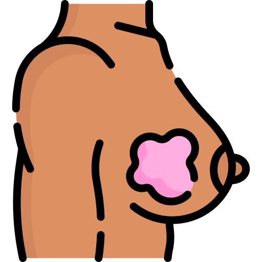 cáncer de mama Special Lineal color icono