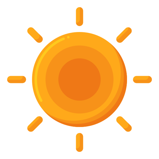 sol Flaticons Flat icono