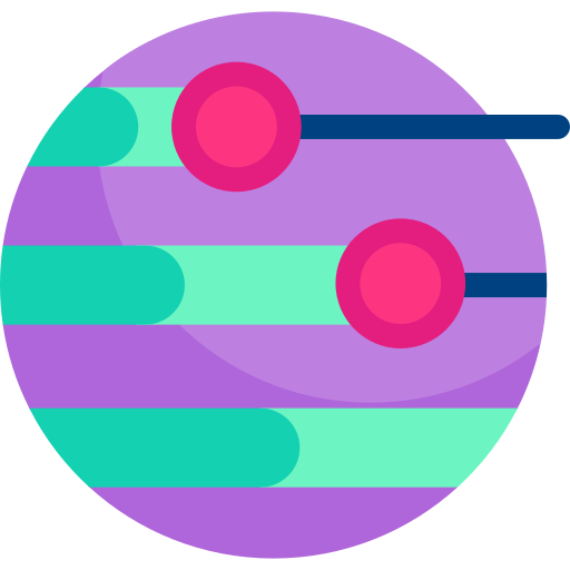 zakres Detailed Flat Circular Flat ikona