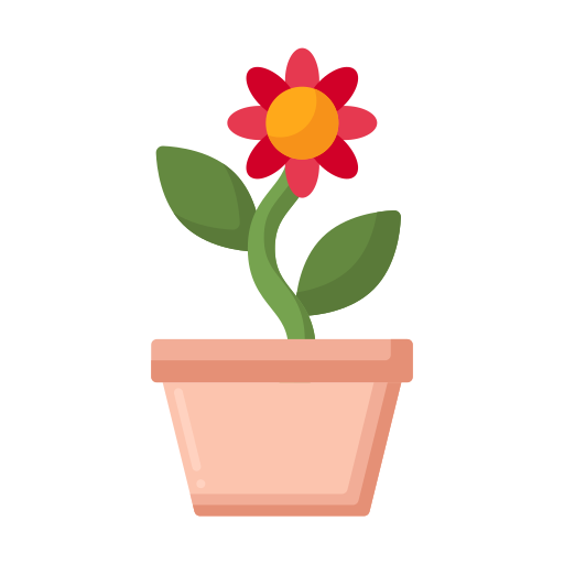 plant in bloempot Flaticons Flat icoon