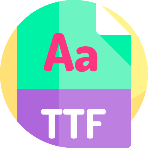 ttf Detailed Flat Circular Flat icoon