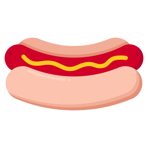 hot dog Flaticons Flat icona