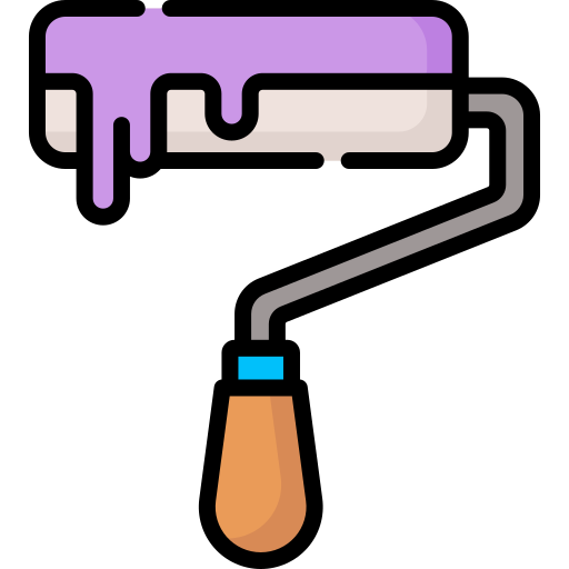 Paint roller Special Lineal color icon