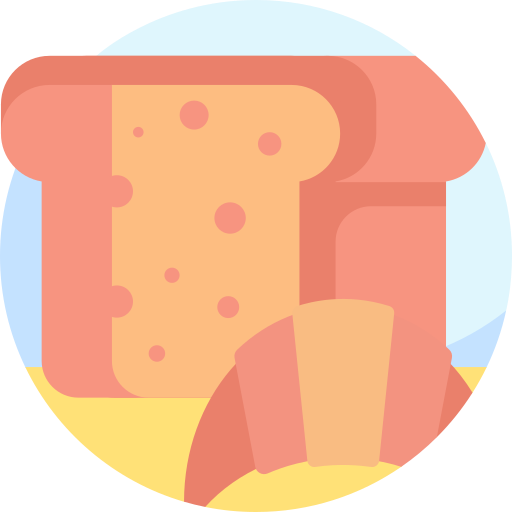 panadería Detailed Flat Circular Flat icono