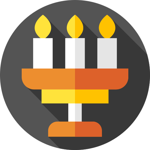 Candles Flat Circular Flat icon