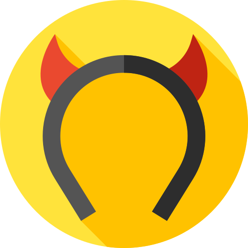 Devil Flat Circular Flat icon