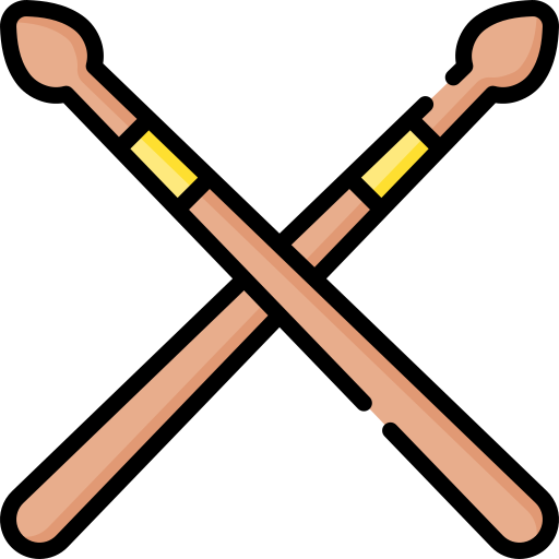 Drumsticks Special Lineal color icon