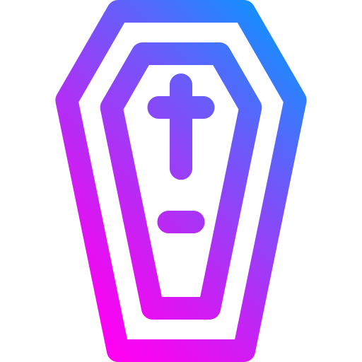 Coffin Generic Gradient icon