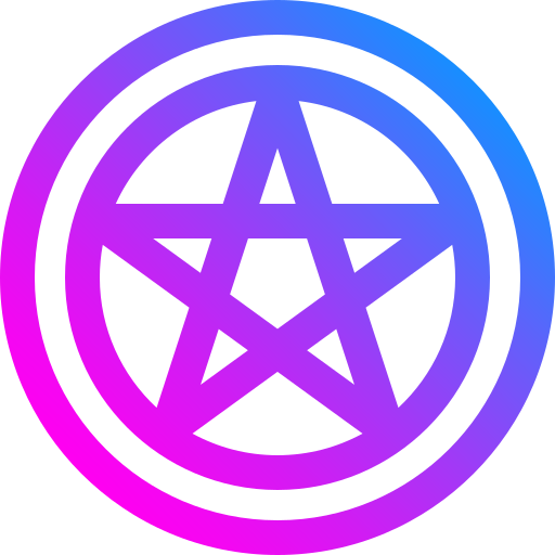 pentagramma Generic Gradient icona