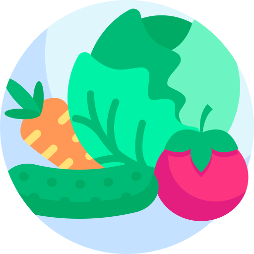 verduras Detailed Flat Circular Flat icono