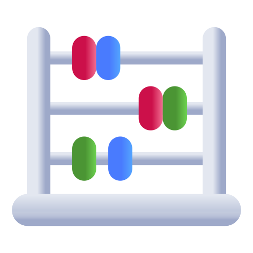 Abacus toy Generic Flat Gradient icon