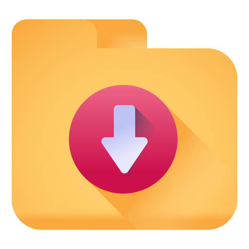 downloads-ordner Generic Flat Gradient icon