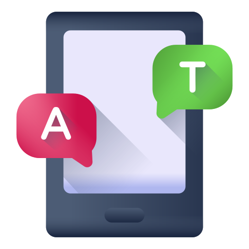 Mobile chat Generic Flat Gradient icon