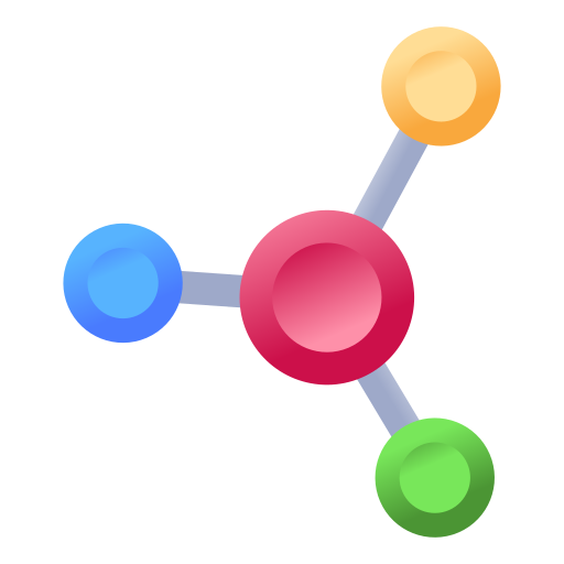 Молекула Generic Flat Gradient иконка