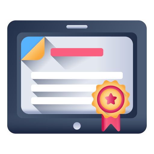 Сертификат Generic Flat Gradient иконка