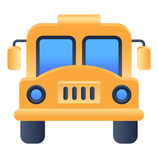 schoolbus Generic Flat Gradient icoon