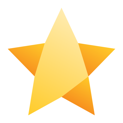 gwiazda Generic Flat Gradient ikona