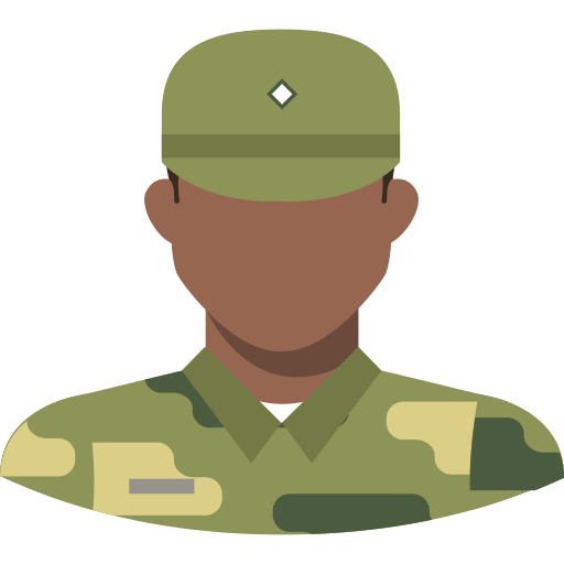 軍人 Generic color fill icon