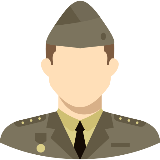 militare Generic color fill icona