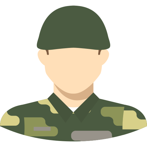 Военный Generic color fill иконка