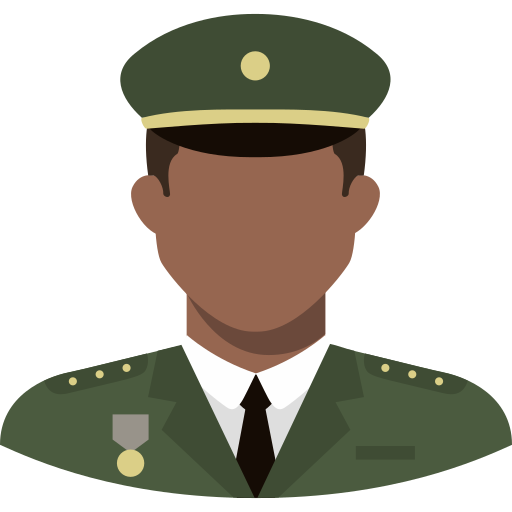 militaire Generic color fill Icône
