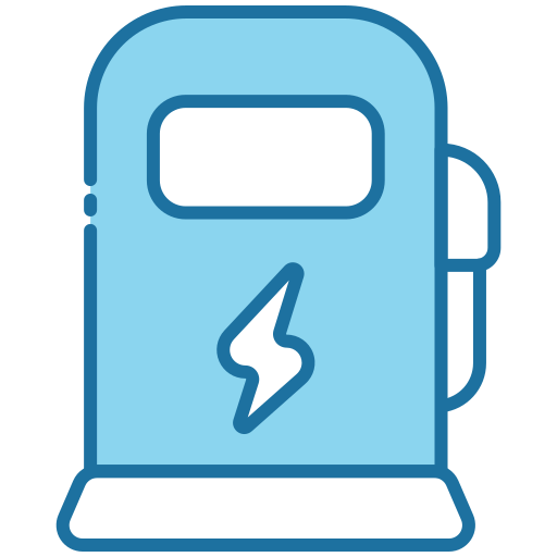 Electric station Generic Blue icon