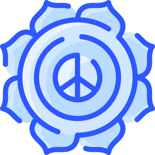 mandala Vitaliy Gorbachev Blue Ícone