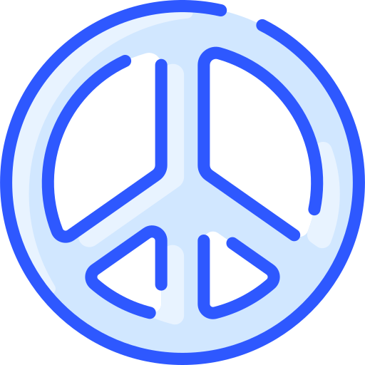 vredessymbool Vitaliy Gorbachev Blue icoon