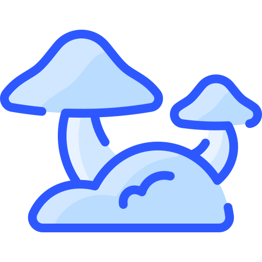 Mushroom Vitaliy Gorbachev Blue icon