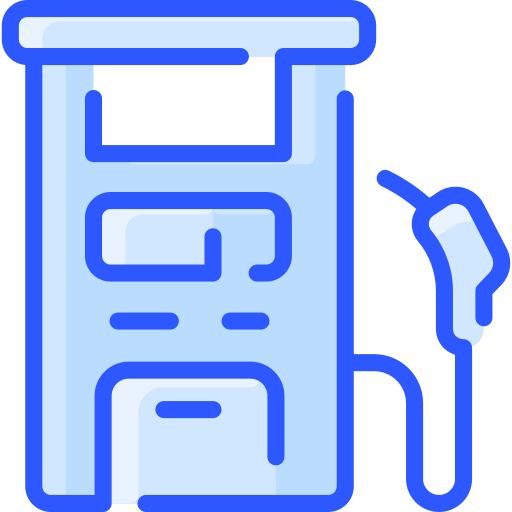 benzinestation Vitaliy Gorbachev Blue icoon